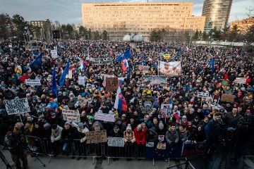 SLOVAKIA PROTEST