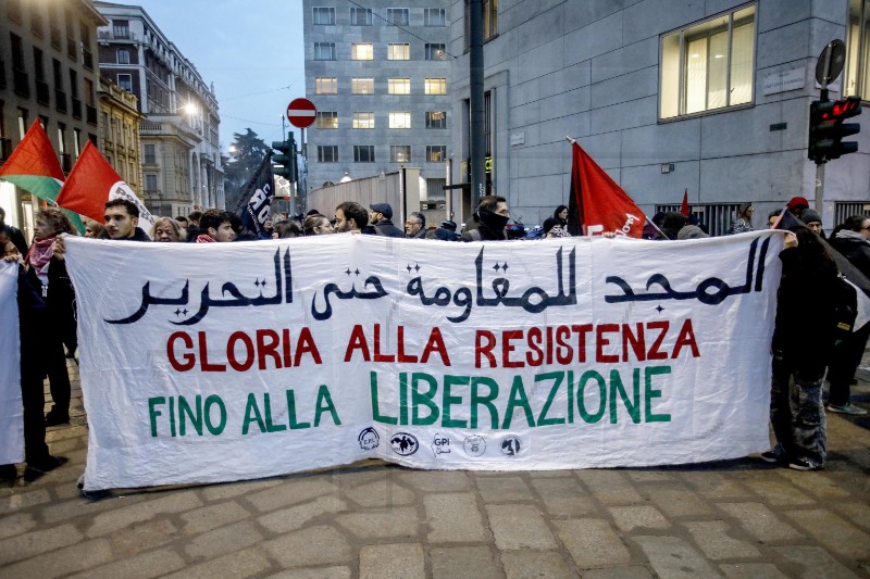 ITALY PROTEST ISRAEL GAZA CONFLICT