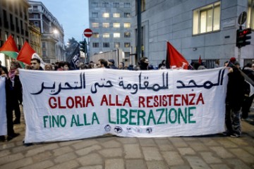 ITALY PROTEST ISRAEL GAZA CONFLICT