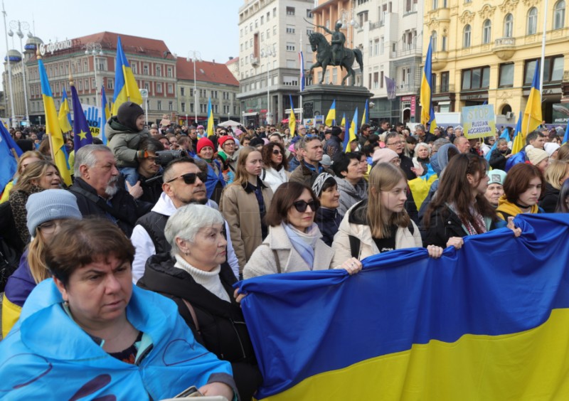 Tomašević pozdravio okupljene na skupu podrške Ukrajini 