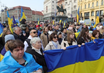 Tomašević pozdravio okupljene na skupu podrške Ukrajini 