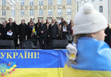 Tomašević pozdravio okupljene na skupu podrške Ukrajini 