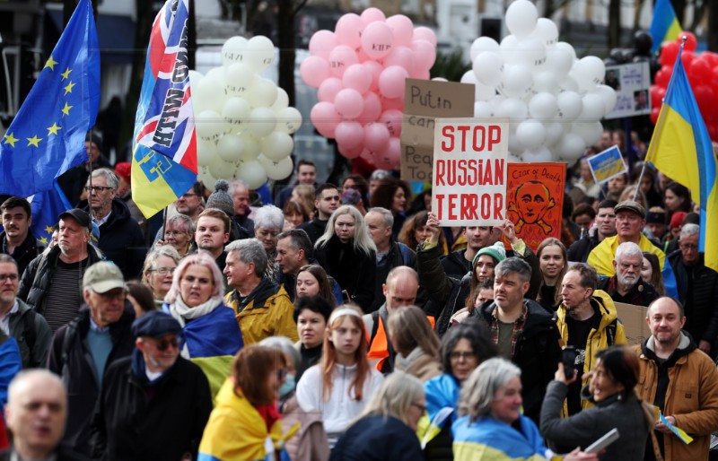 BRITAIN UKRAINE RALLY