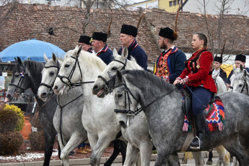  58. Šokacko sijelo u Županji -  Pokladno jahanje