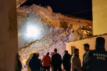 SPAIN CHURCH COLLAPSE