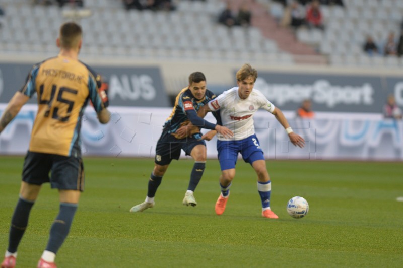 Utakmica četvrtfinala Super Sport Hrvatskog nogometnog kupa : Hajduk-Rijeka