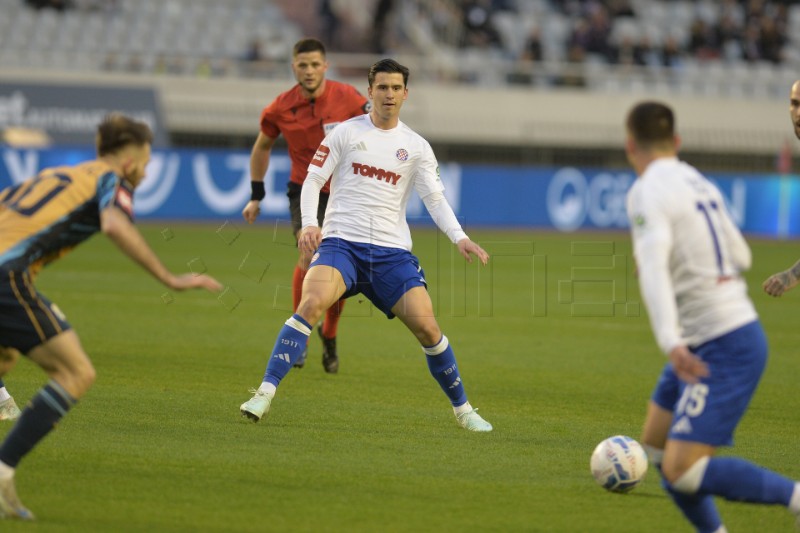 Utakmica četvrtfinala Super Sport Hrvatskog nogometnog kupa : Hajduk-Rijeka