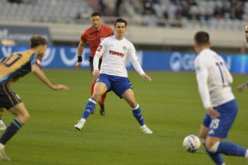 Utakmica četvrtfinala Super Sport Hrvatskog nogometnog kupa : Hajduk-Rijeka