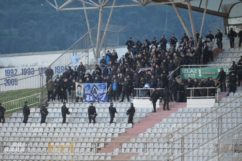 Utakmica četvrtfinala Super Sport Hrvatskog nogometnog kupa : Hajduk-Rijeka