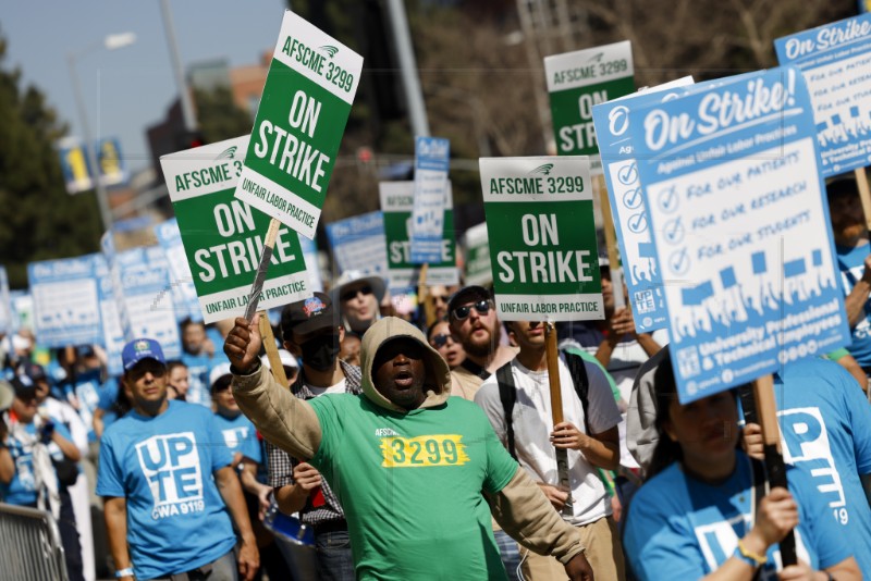 USA UC WORKERS STRIKE