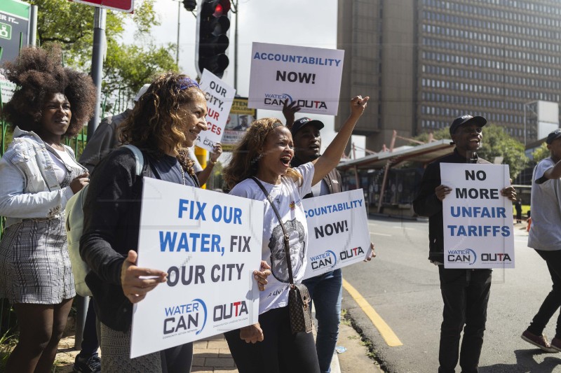 SOUTH AFRICA PROTEST