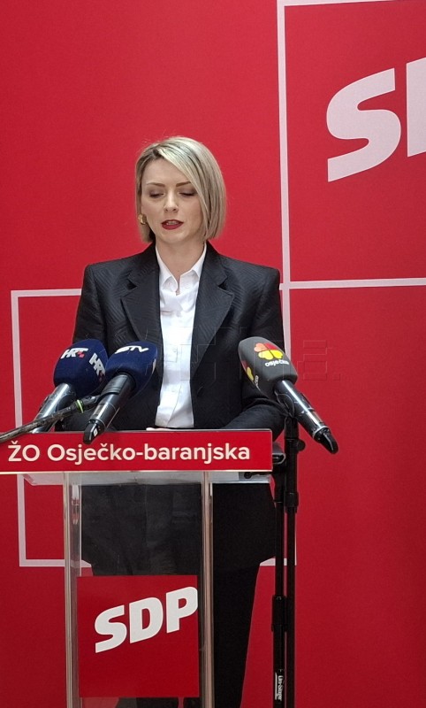 Predstavljena kandidatkinja SDP-a za osječko-baranjsku županicu Sanja Bježančević