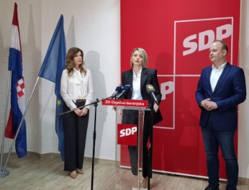 Predstavljena kandidatkinja SDP-a za osječko-baranjsku županicu Sanja Bježančević