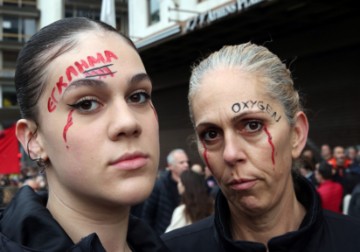 GREECE PROTEST ACCIDENT