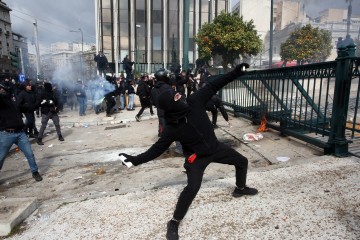 GREECE PROTEST ACCIDENT