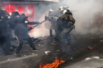 GREECE PROTEST ACCIDENT