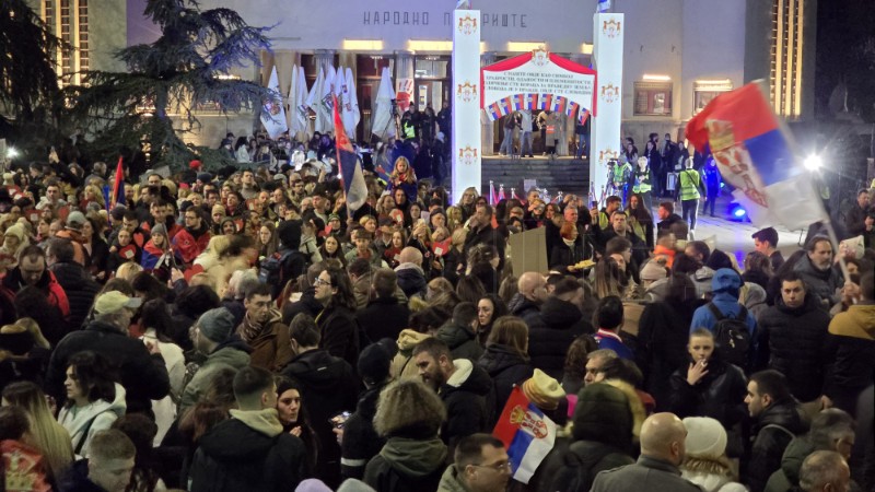 Srbija: Studenti u Nišu dočekani ovacijama uoči velikog prosvjeda u subotu