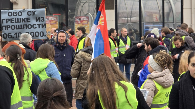 Srbija: Počeo masovni prosvjed "Studentski edikt", Niš dočekuje tisuće ljudi