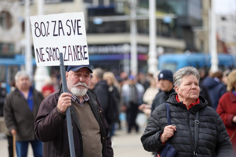 Prosvjed "Protiv siromaštva, korupcije, kriminala i pohlepe"