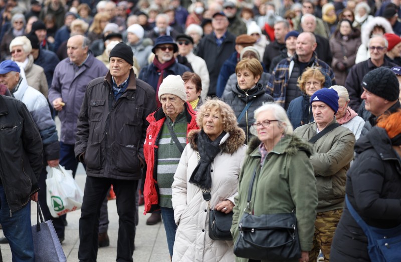 Prosvjed "Protiv siromaštva, korupcije, kriminala i pohlepe"