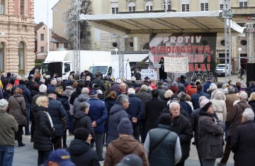 Prosvjed "Protiv siromaštva, korupcije, kriminala i pohlepe"