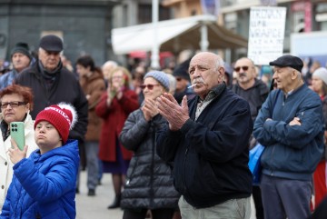 Prosvjed "Protiv siromaštva, korupcije, kriminala i pohlepe"