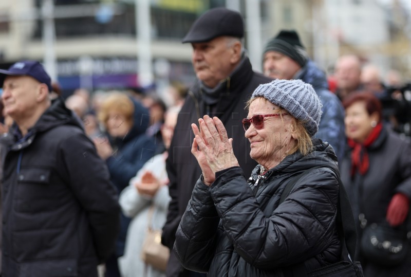 Prosvjed "Protiv siromaštva, korupcije, kriminala i pohlepe"