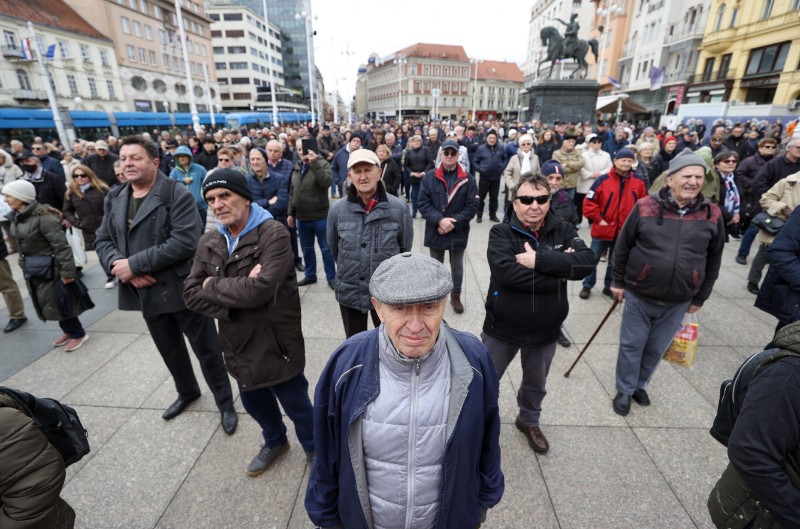 Prosvjed "Protiv siromaštva, korupcije, kriminala i pohlepe"