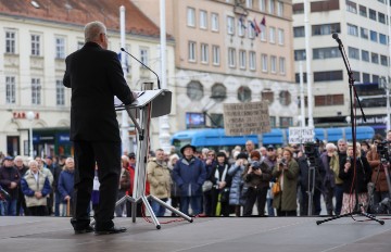 Prosvjed "Protiv siromaštva, korupcije, kriminala i pohlepe"