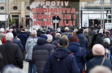 Prosvjed "Protiv siromaštva, korupcije, kriminala i pohlepe"