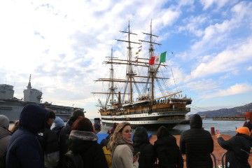 Trst: Jedrenjak Amerigo Vespucci najstariji brod u talijanskoj mornarici