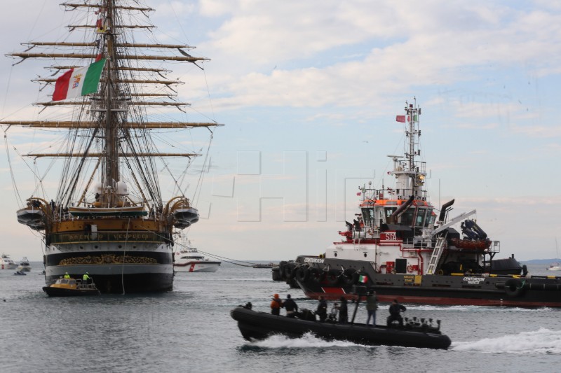 Trst: Jedrenjak Amerigo Vespucci najstariji brod u talijanskoj mornarici