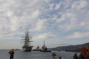 Trst: Jedrenjak Amerigo Vespucci najstariji brod u talijanskoj mornarici