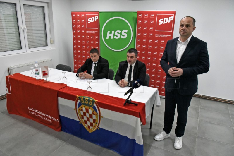 SDP predstavio kandidata za župana Vukovarsko-srijemske županije Stjepana Gašparovića