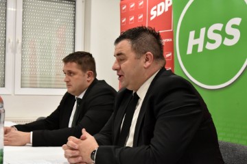 SDP predstavio kandidata za župana Vukovarsko-srijemske županije Stjepana Gašparovića