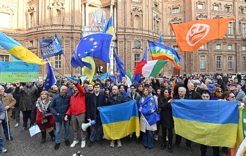 ITALY UKRAINE PROTEST