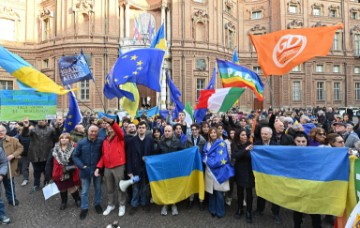 ITALY UKRAINE PROTEST