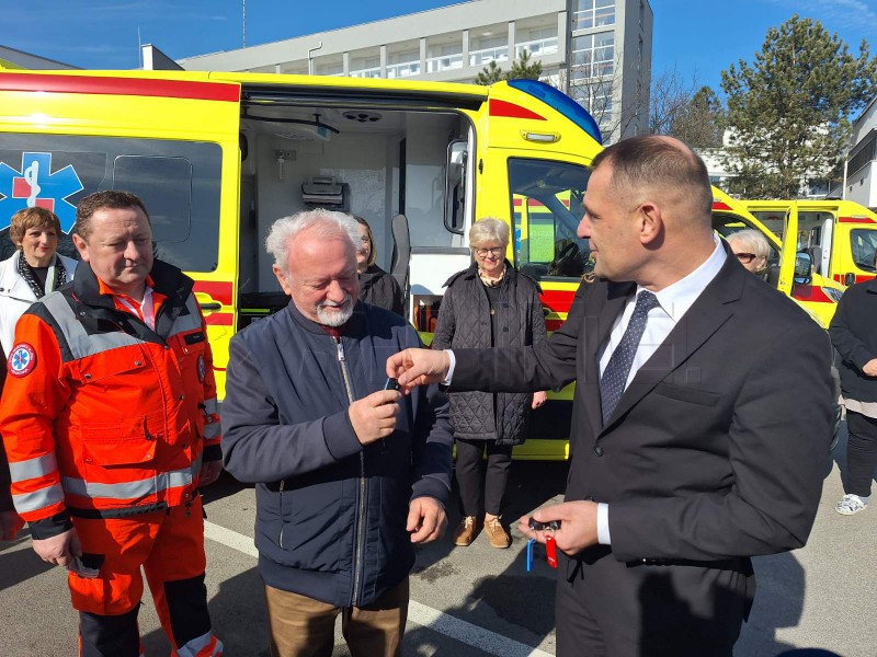 Zavod za hitnu medicinu Međimurske županije bogatiji je za tri nova vozila