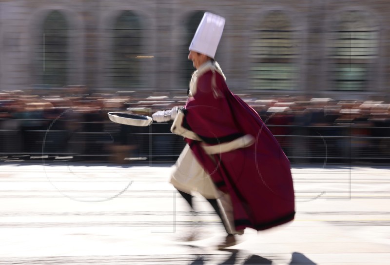 BRITAIN SHROVE TUESDAY