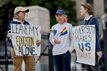 USA ATLANTA PROTEST TRUMP