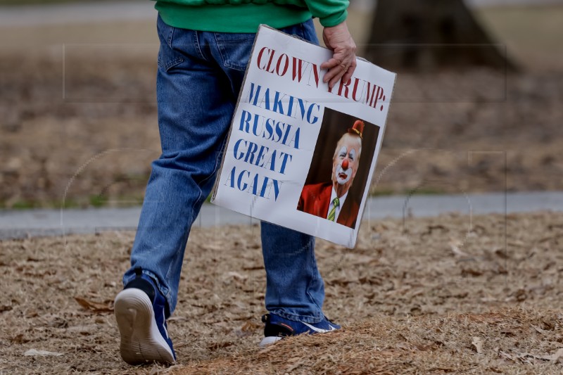 USA ATLANTA PROTEST TRUMP