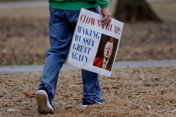 USA ATLANTA PROTEST TRUMP