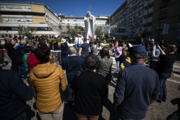 ITALY POPE FRANCIS HOSPITALIZED