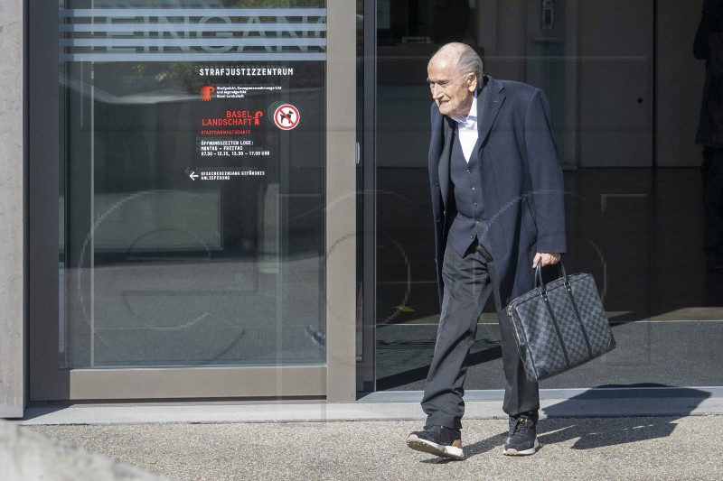 SWITZERLAND SOCCER BLATTER PLATINI TRIAL