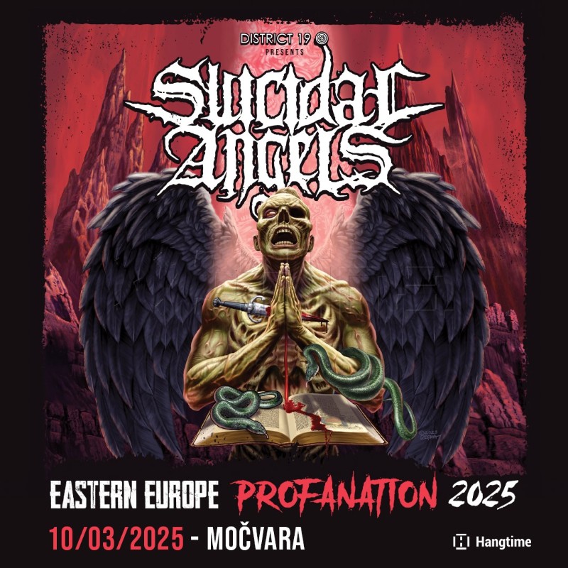 Grčki thrash metalci Suicidal Angels u ponedjeljak stižu u Močvaru