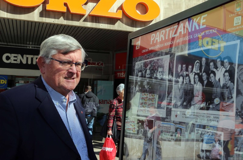 Izložba "Partizanke" na riječkom Korzu