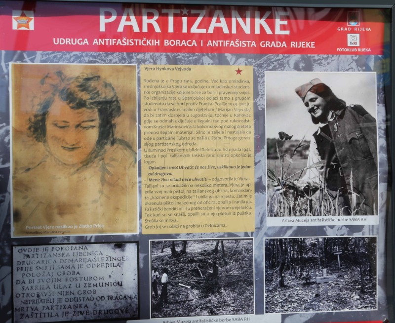 Izložba "Partizanke" na riječkom Korzu