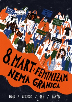 Deveti Noćni marš za 8. mart u Zagrebu: Feminizam nema granica