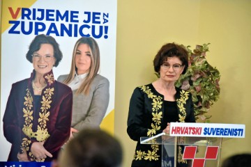 Hrvatskih suverenisti predstavili kandidatkinja za Vukovarsko-srijemsku županicu