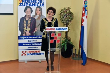 Hrvatskih suverenisti predstavili kandidatkinja za Vukovarsko-srijemsku županicu